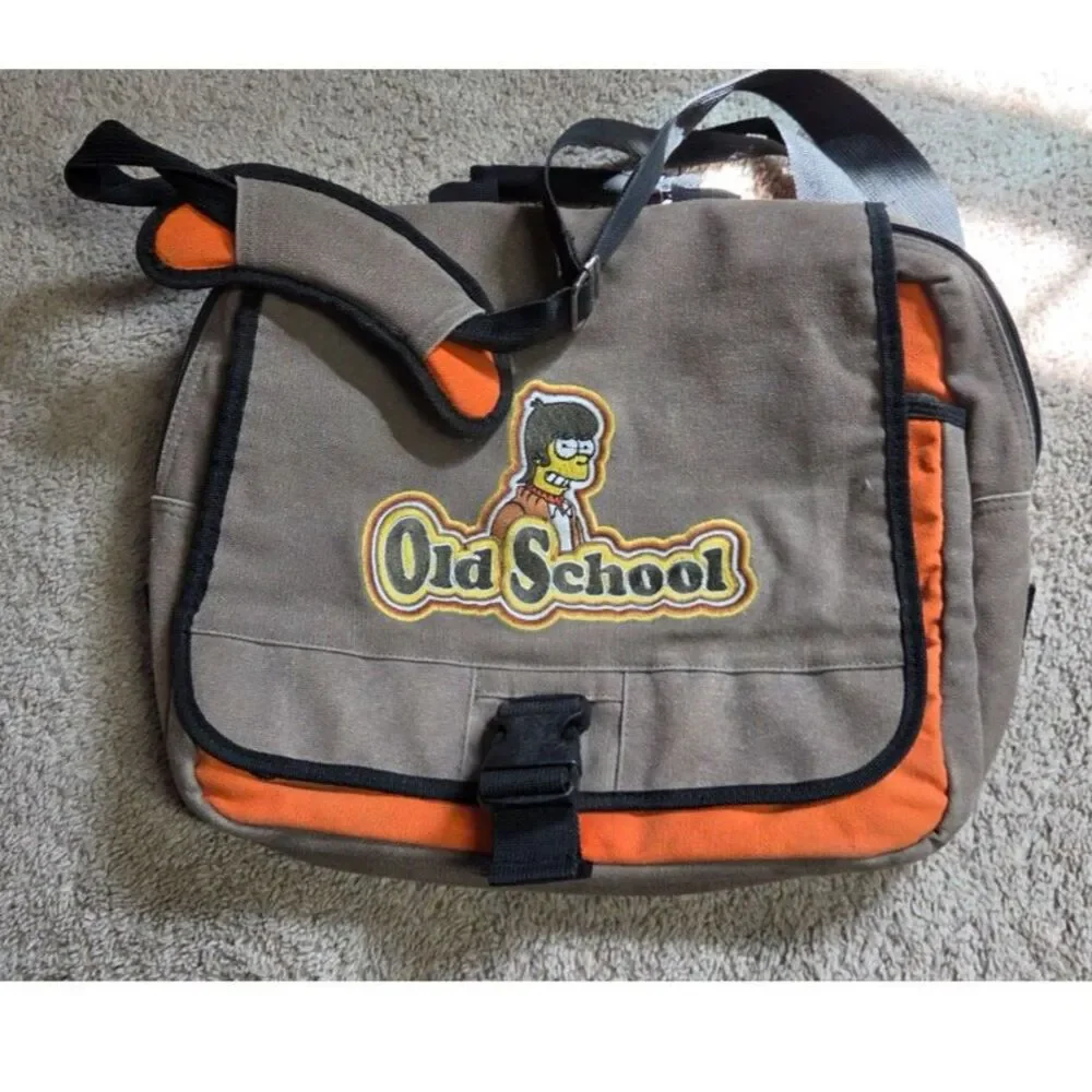 The Simpsons Old School canvas bag RARE